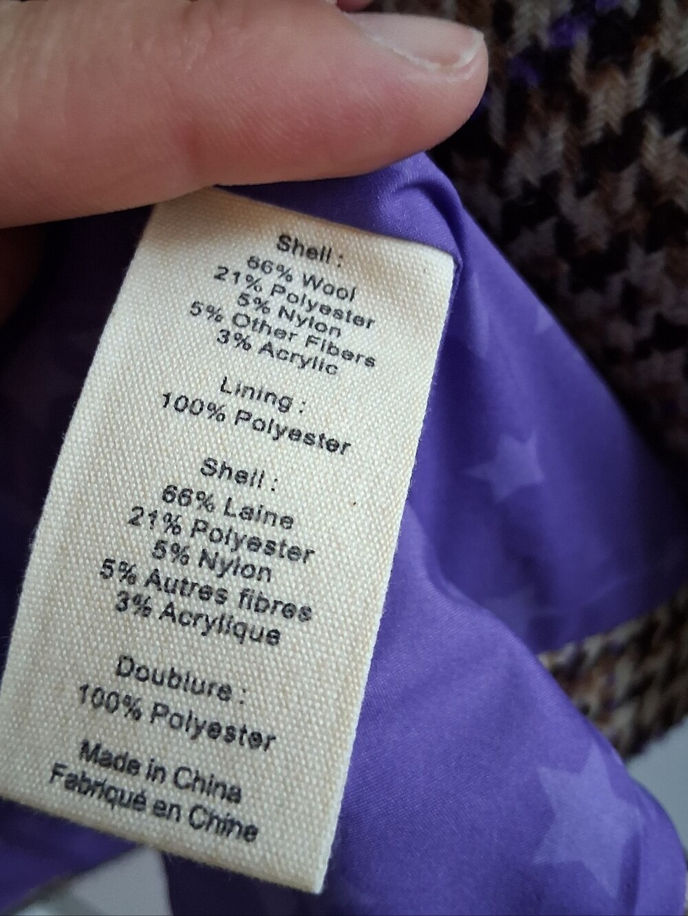 L'Agence Tweed Herringbone Blazer Size 6 Fits S/M Excellent Condition - Picture 3 of 14